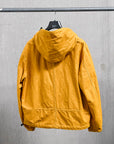 Stone Island Organic-Look Nylon Panama-TC Hooded Jacket Mustard