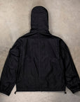 Stone Island Organic-Look Nylon Panama-TC Hooded Jacket Black