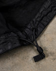 Stone Island Organic-Look Nylon Panama-TC Hooded Jacket Black