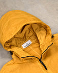 Stone Island Organic-Look Nylon Panama-TC Hooded Jacket Mustard