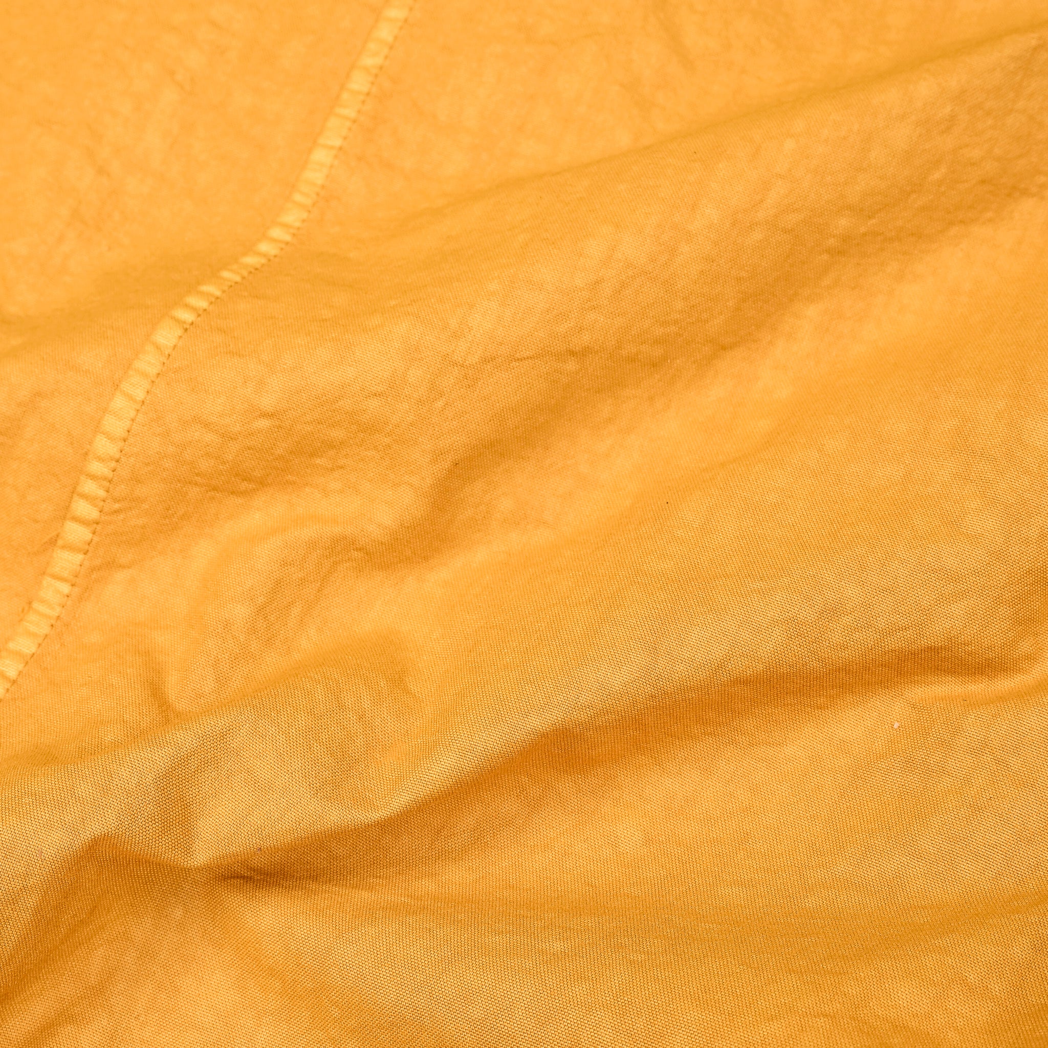 Stone Island Organic-Look Nylon Panama-TC Hooded Jacket Mustard