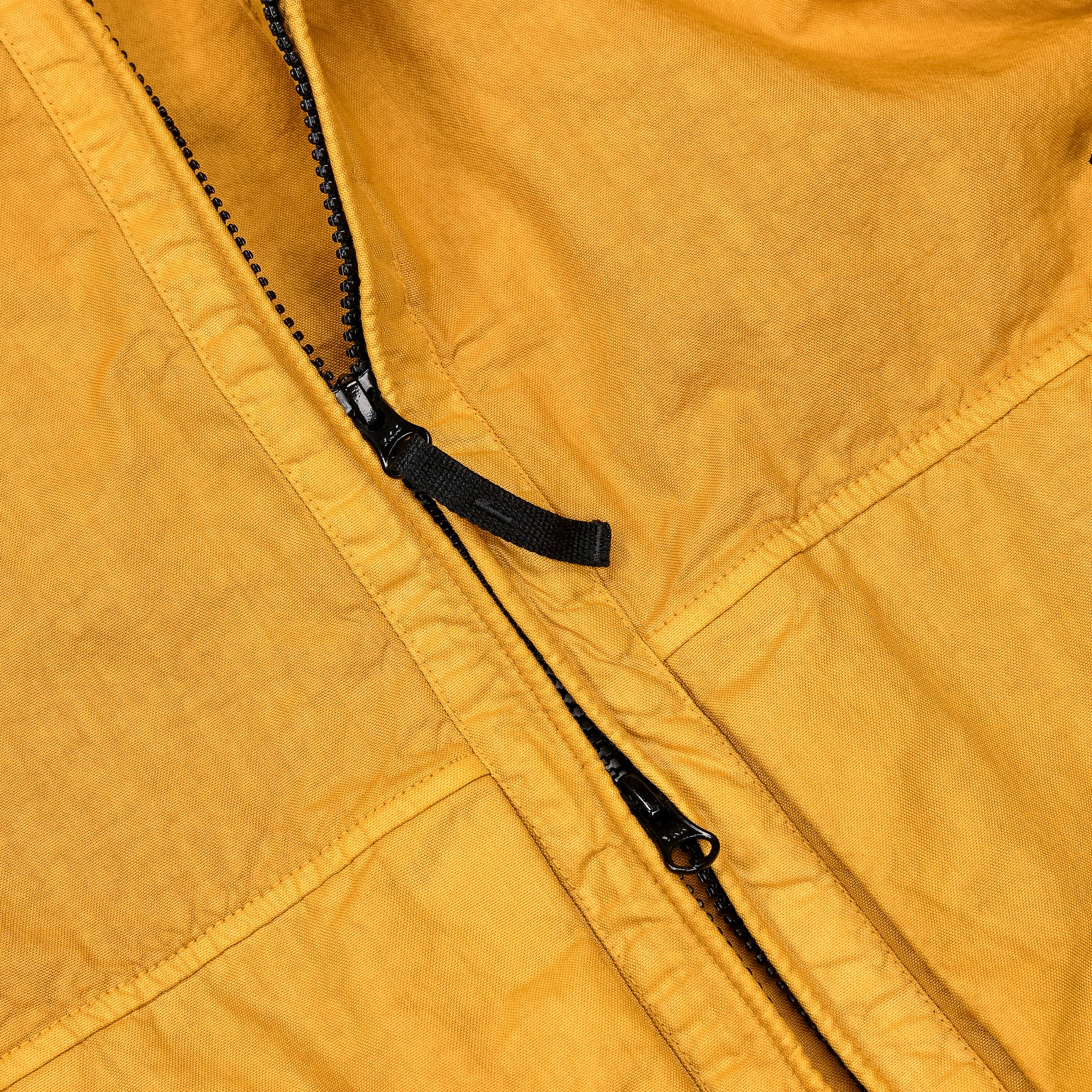 Stone Island Organic-Look Nylon Panama-TC Hooded Jacket Mustard