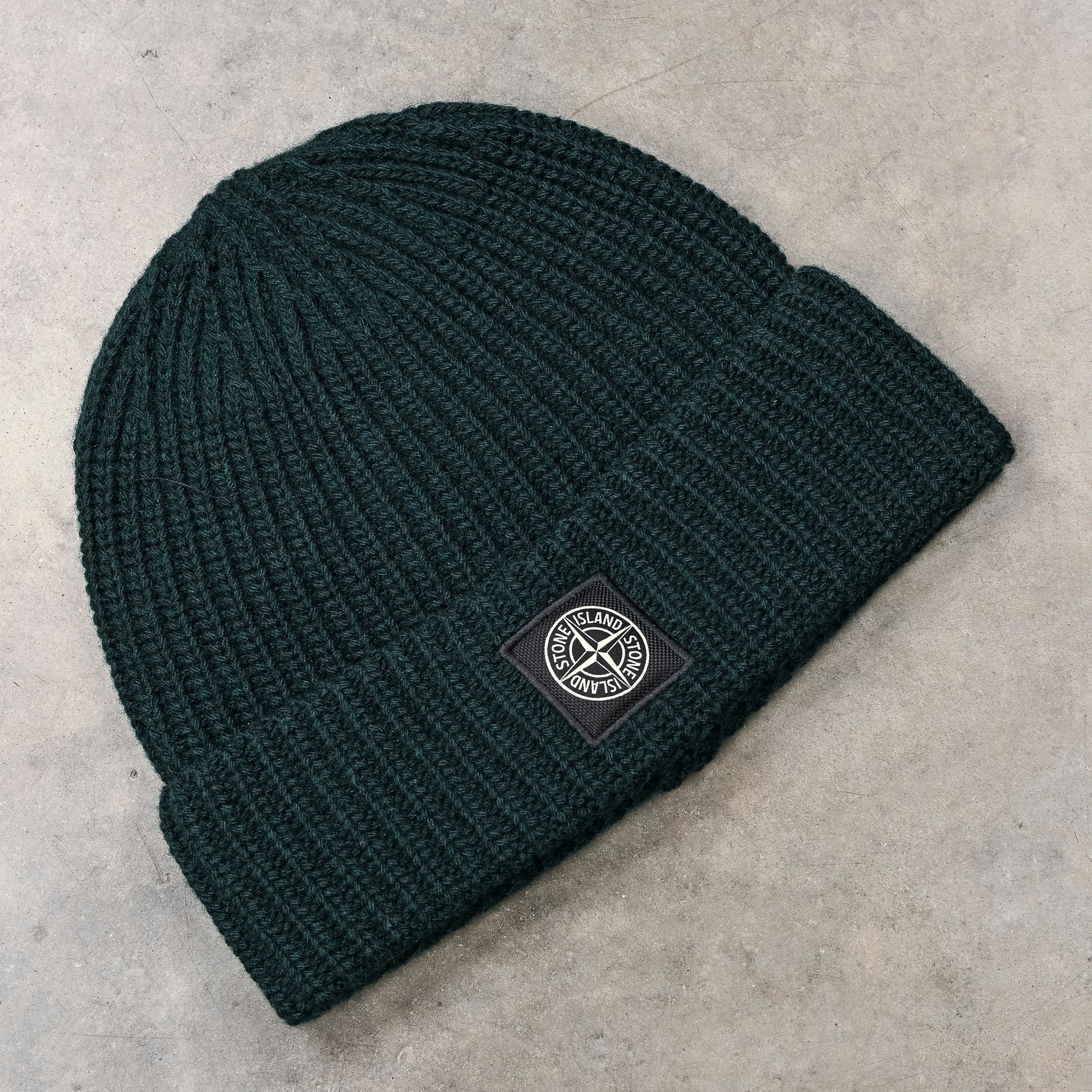 Stone Island Light RWS Geelong Beanie Dark Green