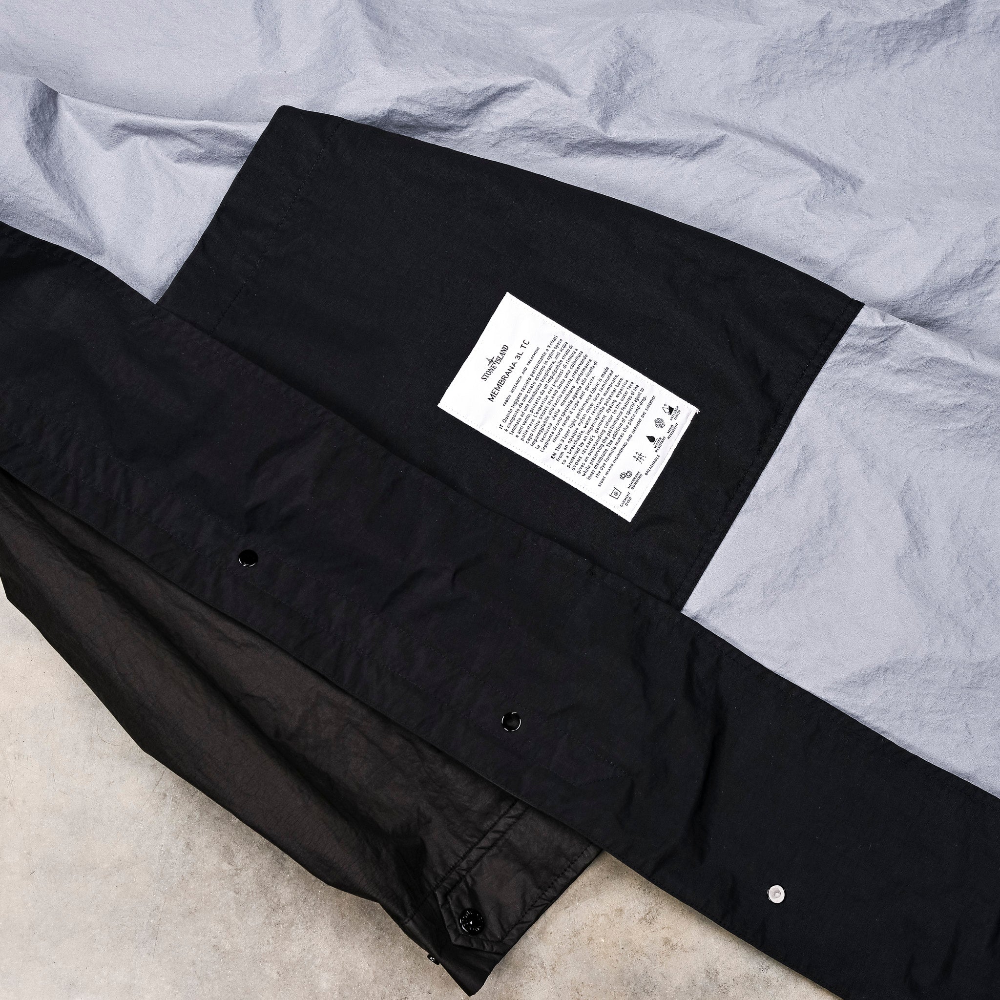 Stone Island Membrana 3L TC Parka Black – Frans Boone Store