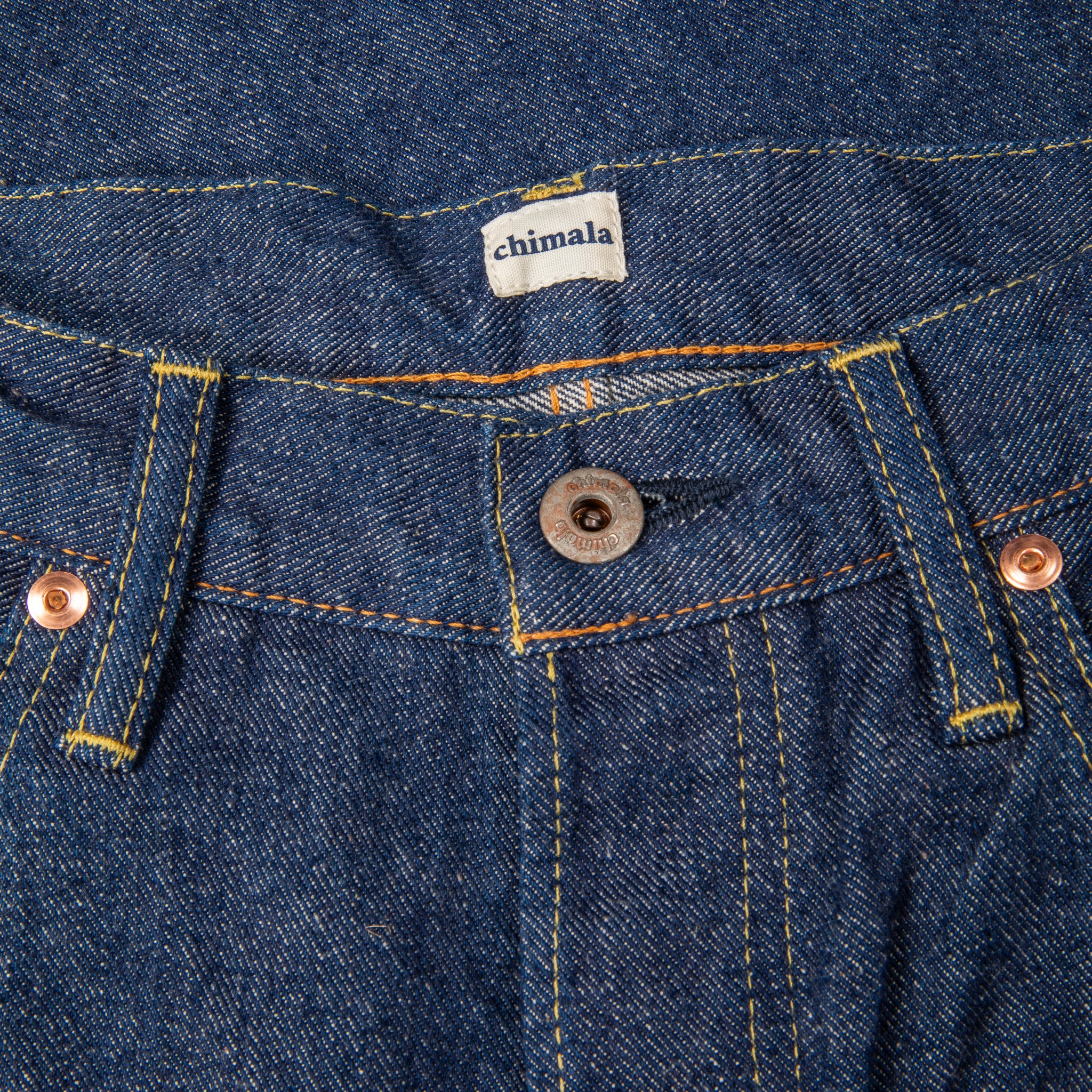 Chimala 13.5 Oz Denim Straight Cut Rinse