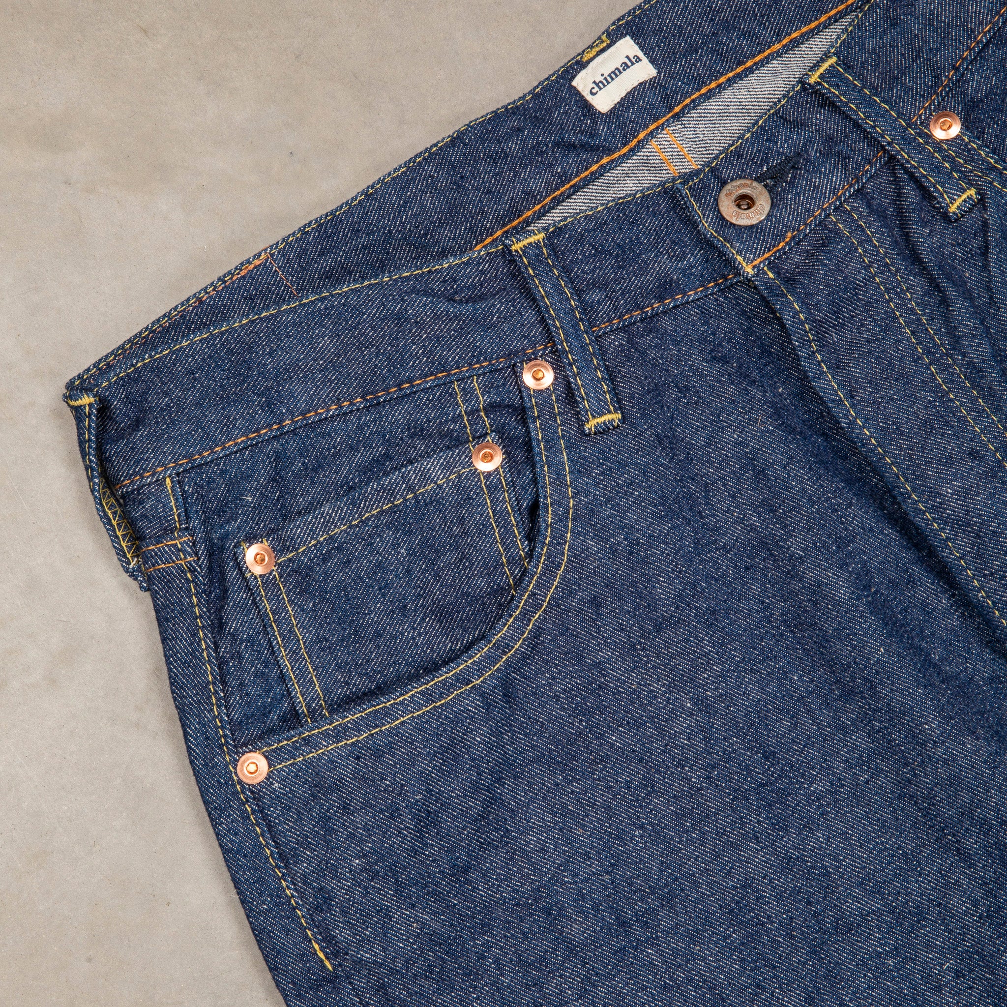 Chimala 13.5 Oz Denim Straight Cut Rinse