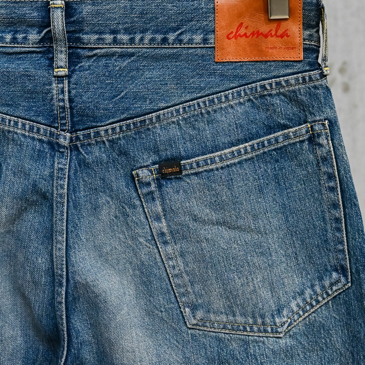 Chimala 12 Oz Denim Straight Cut Smoky Medium Wash