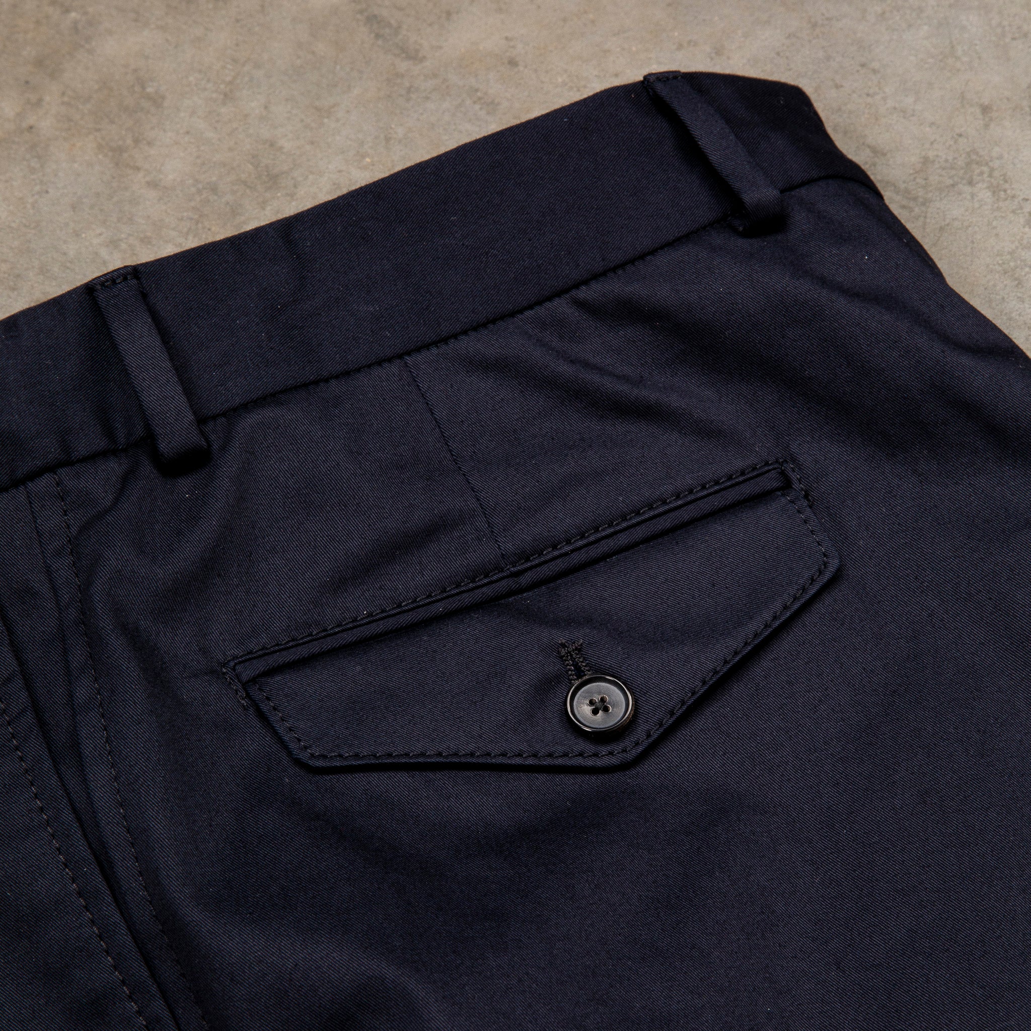 Caruso Pantaloni Cottone Stretch Blu Notte