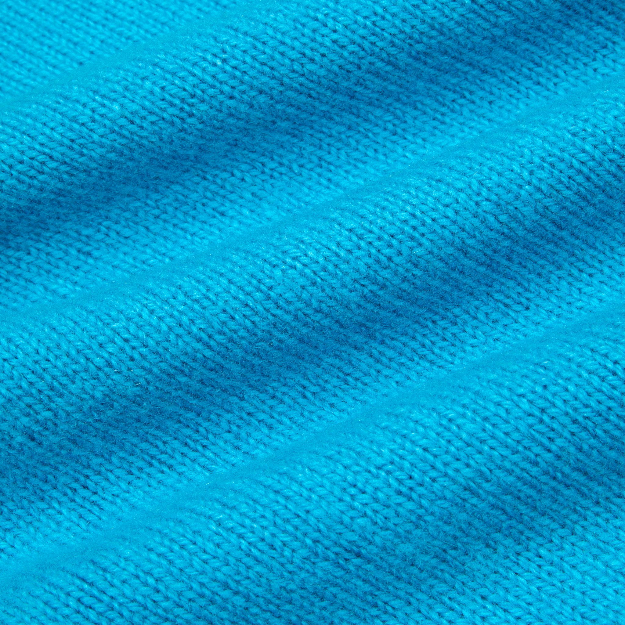 The Elder Statesman  @ Frans Boone Cashmere Striped Racing Crew Unisex Sweater Teal Yellow