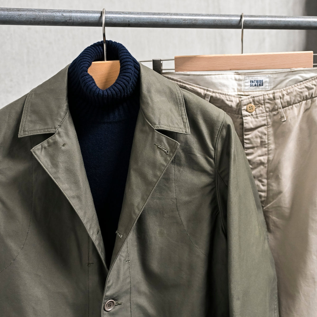 The Corona Utility CJ003 Sherry Jacket Militairy Back Sateen Olive