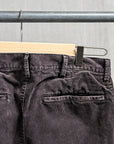 Remi Relief Corduroy Shorts Sulfur Dye Black