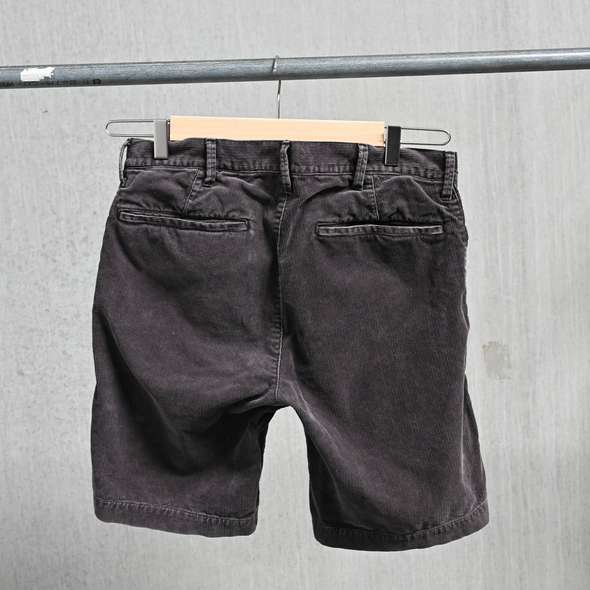 Remi Relief Corduroy Shorts Sulfur Dye Black – Frans Boone Store