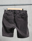 Remi Relief Corduroy Shorts Sulfur Dye Black