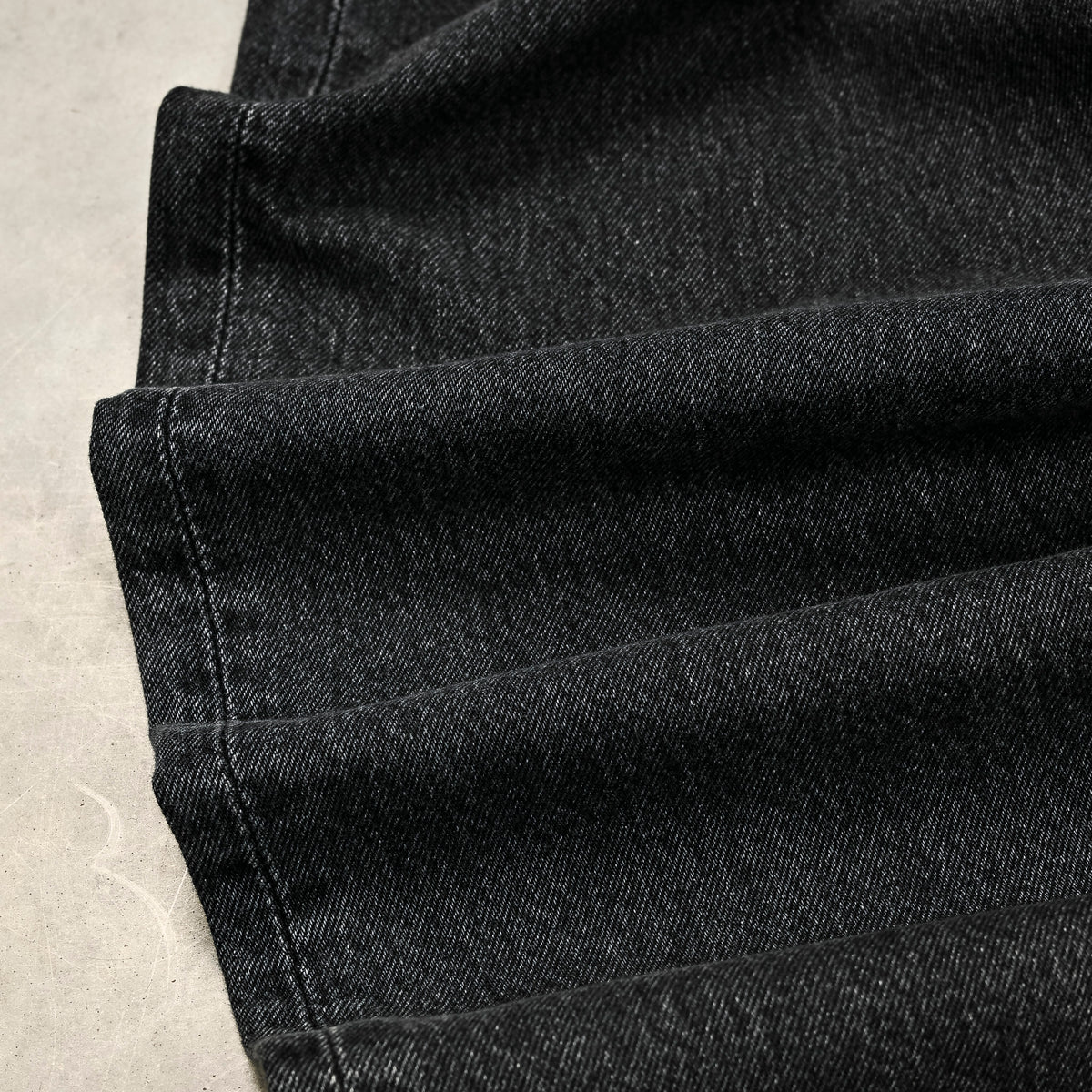 Orslow 100 Super Dad Fit Black Denim Stone