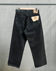 Orslow 100 Super Dad Fit Black Denim Stone