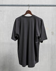 Olde H & Daughter Suvin Cotton Plain Stitch Crew Neck S/S Ink Black
