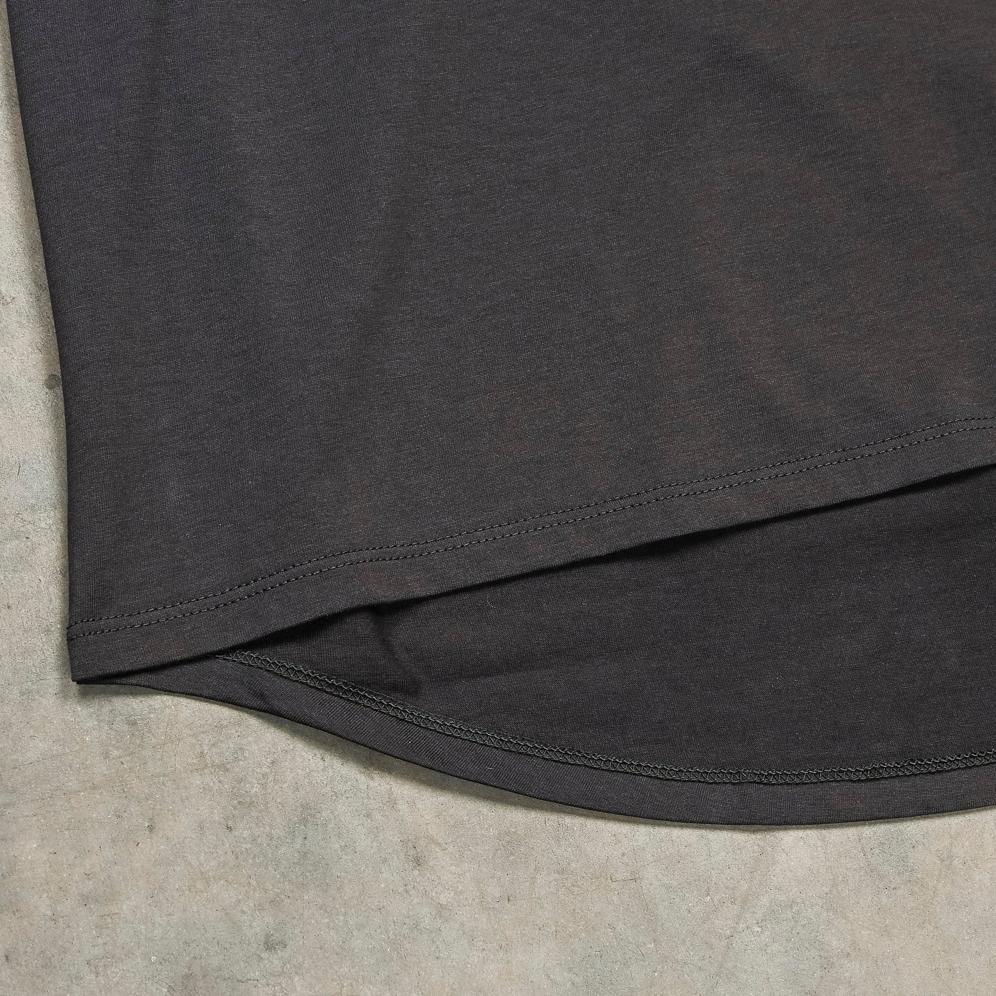 Olde H & Daughter Suvin Cotton Plain Stitch Crew Neck S/S Ink