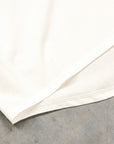 Olde H & Daughter Suvin Cotton Plain Stitch Crew Neck S/S Off-White