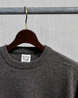 Orslow Simple Crew Neck Sweater Crafted In Japan Brown