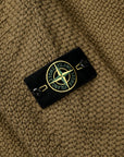 Stone Island Lambswool Basket Weave Sweater Military Green