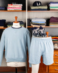 Remi Relief SP Finish Fleece Shorts Sax
