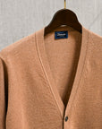 Drumohr Cashmere Cardigan con Bottoni Sabbia