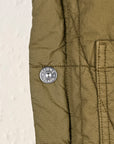 Stone Island Cotton Nylon Tela Quilted TC Jacket Militairy Green
