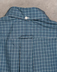 Gitman Vintage x Frans Boone Poplin Check Teal Russet White - Chad