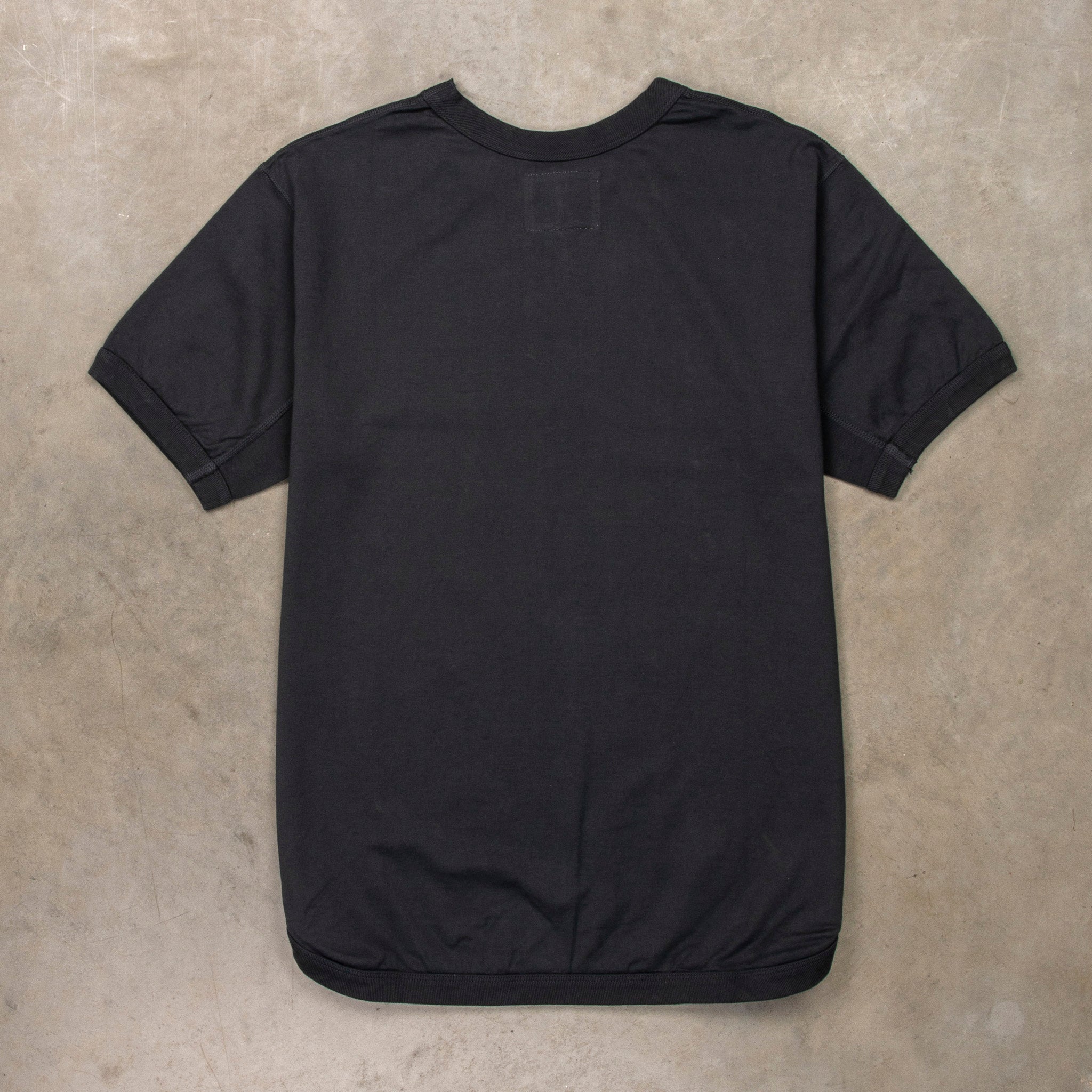 Fullcount Flat Seam Heavyweight T-Shirt Ink. Black