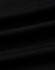 James Perse Elevated Lotus Jersey Short Sleeve Crew Neck Tee Black