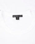James Perse Elevated Lotus Jersey Long Sleeve Crew Neck Tee White