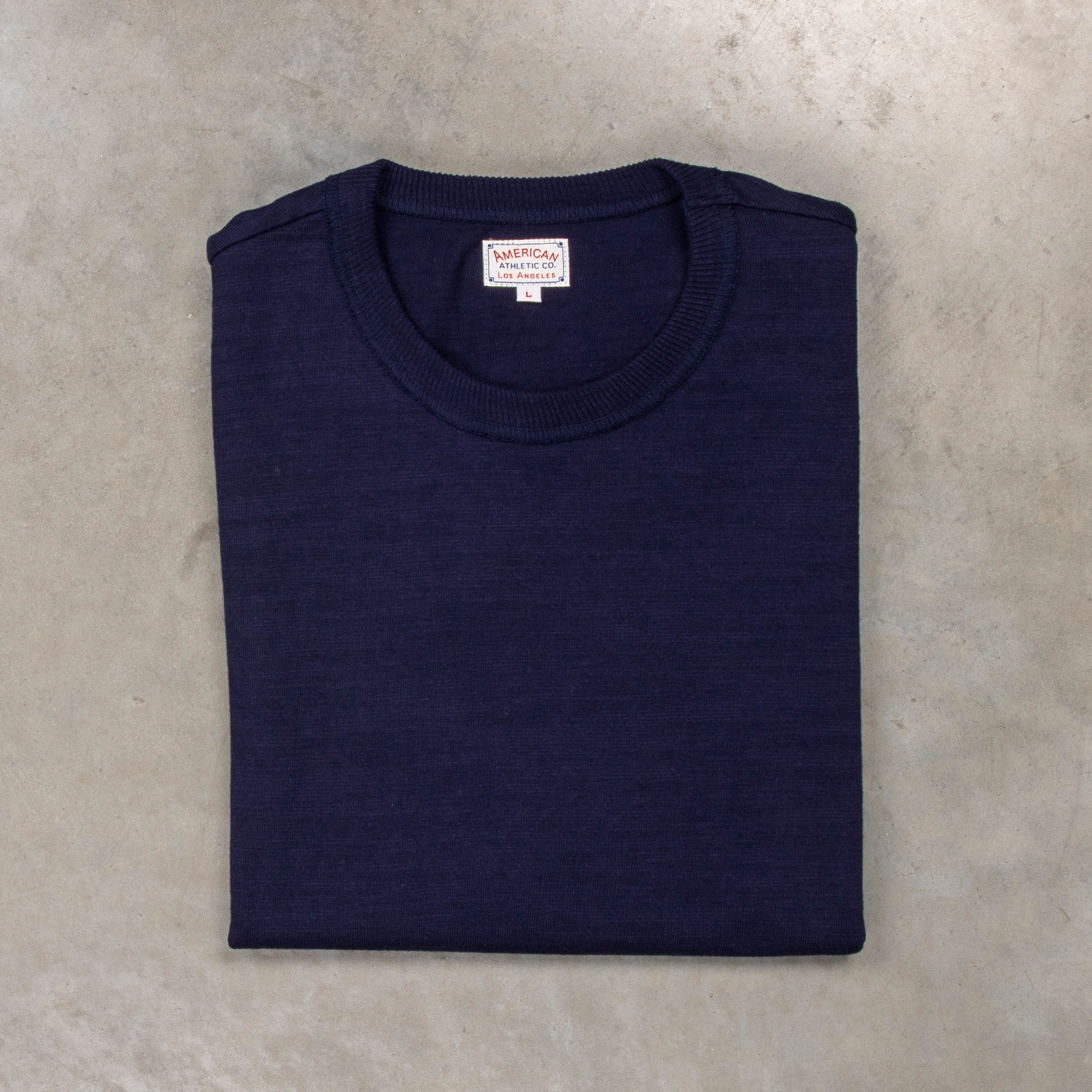 The Real McCoy&#39;s Athletic Loopwheel T-Shirt Navy