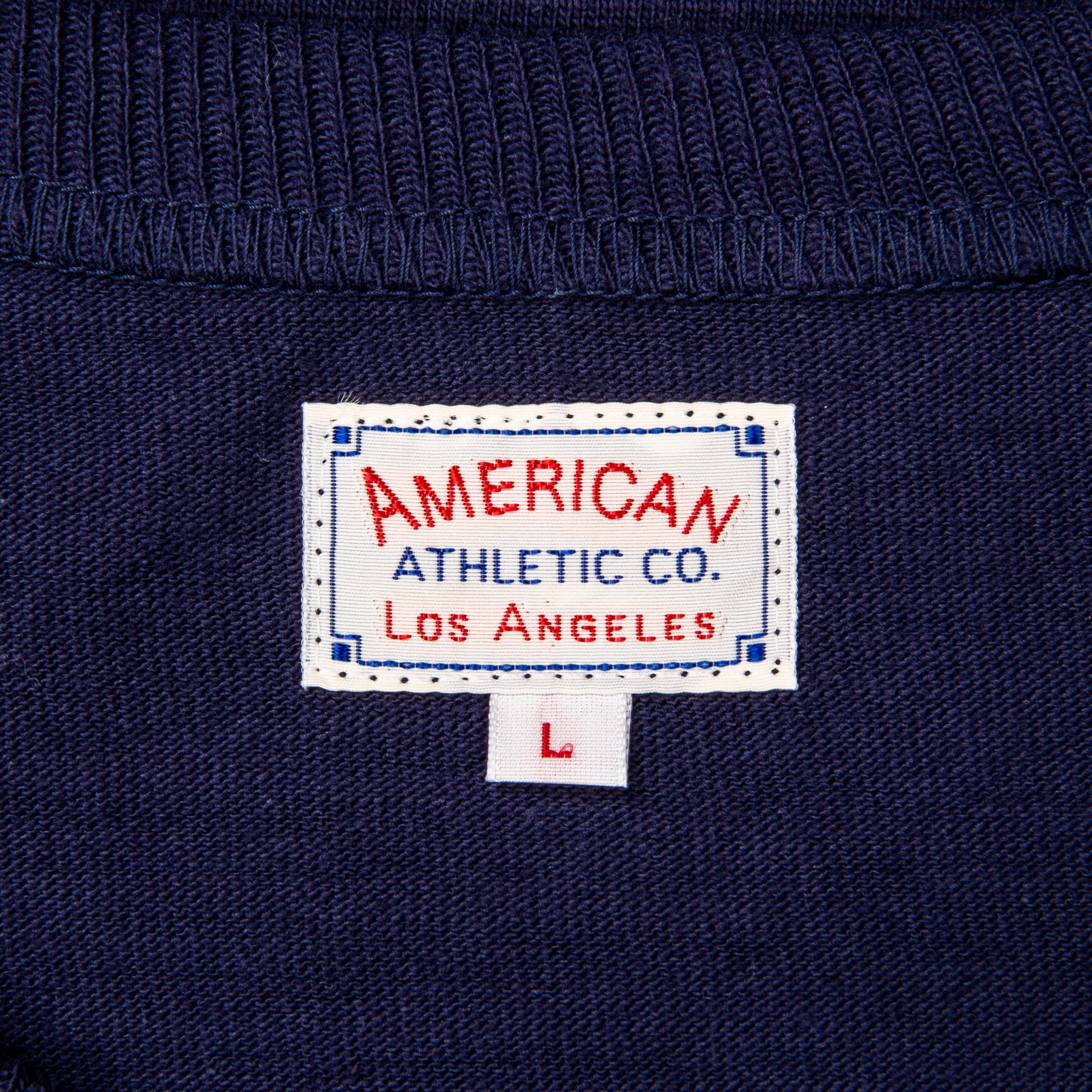 The Real McCoy&#39;s Athletic Loopwheel T-Shirt Navy