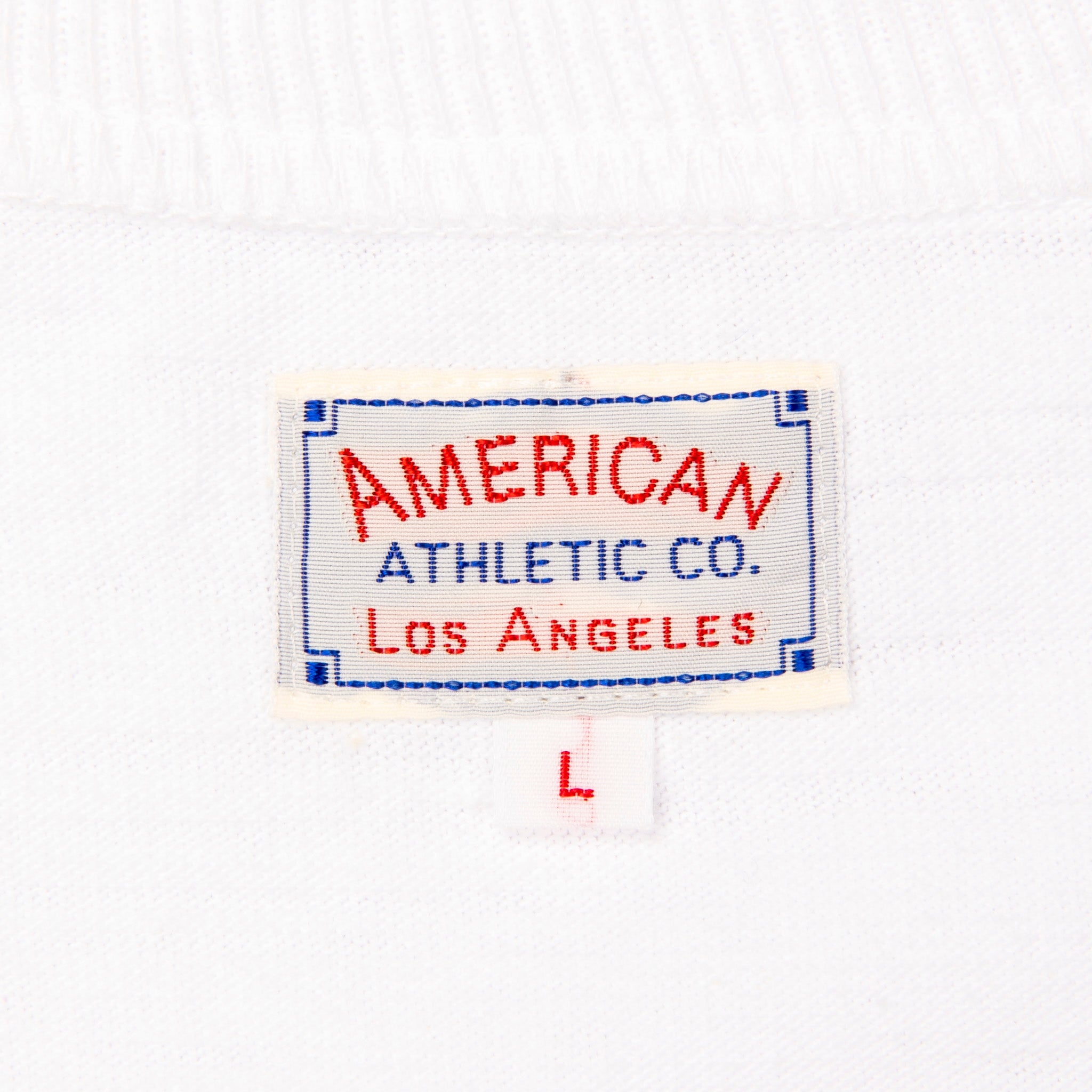 The Real McCoy&#39;s Athletic Loopwheel T-Shirt White