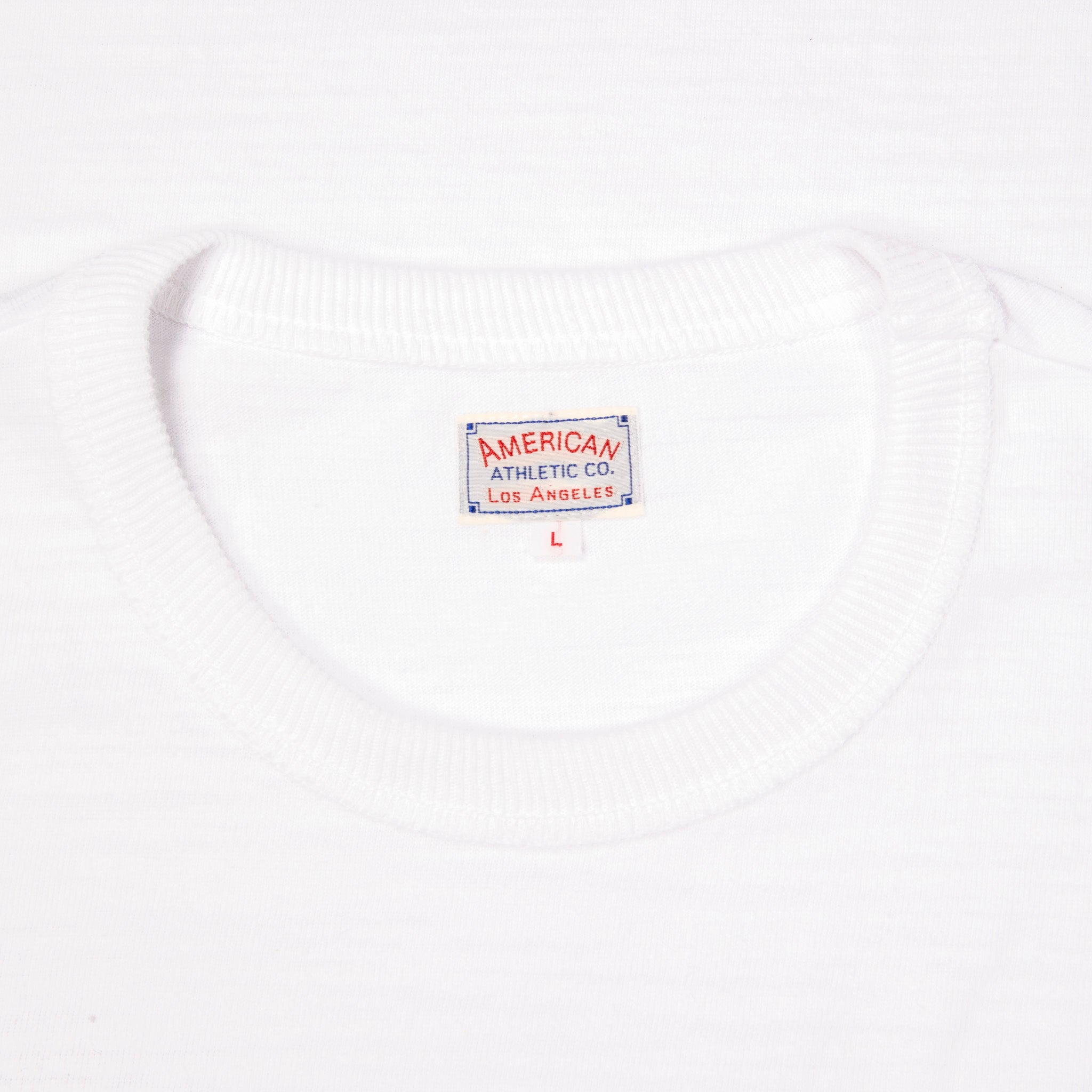 The Real McCoy&#39;s Athletic Loopwheel T-Shirt White