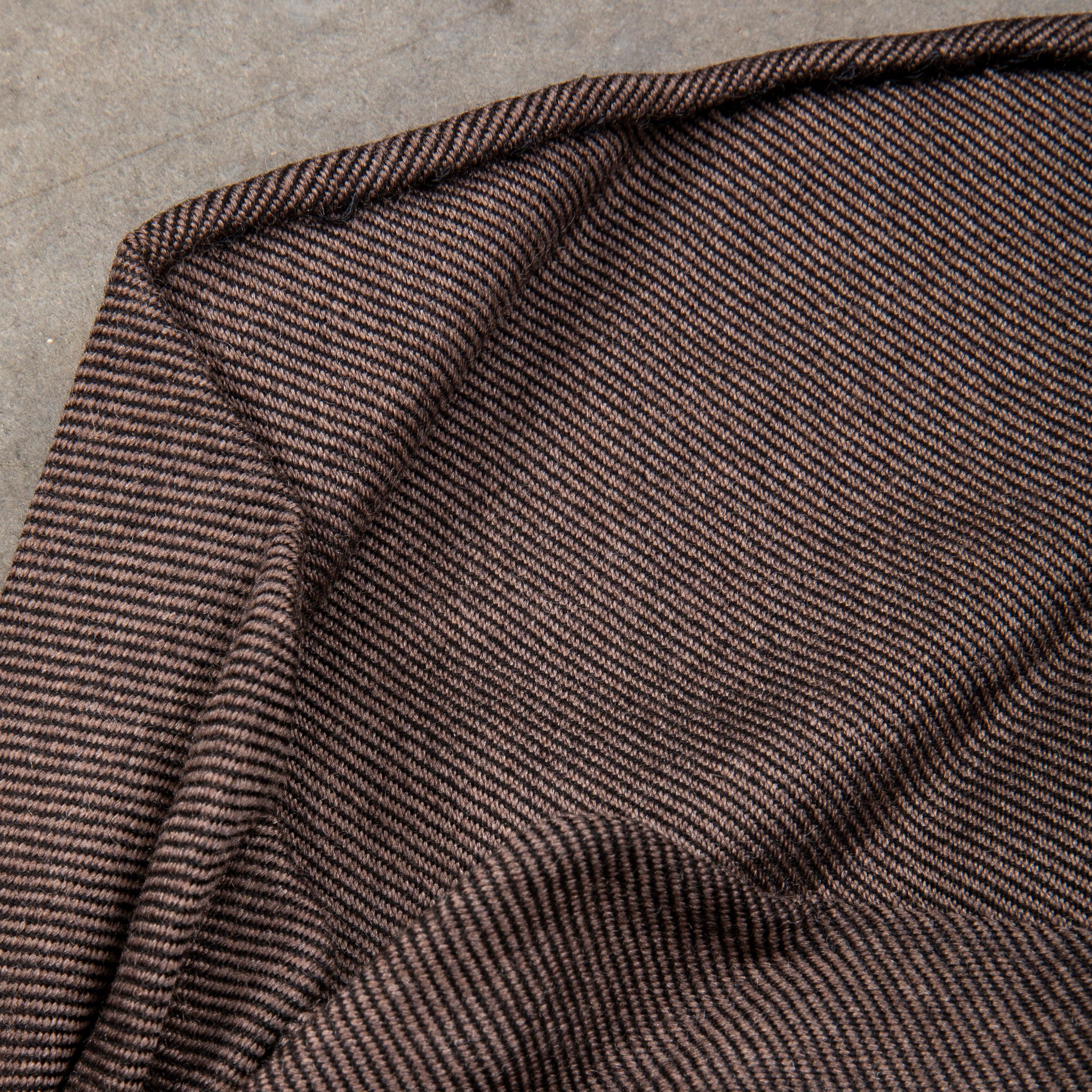 Finamore Cravatta &quot;Sette Pieghe&quot; Cordlane Beige Scuro