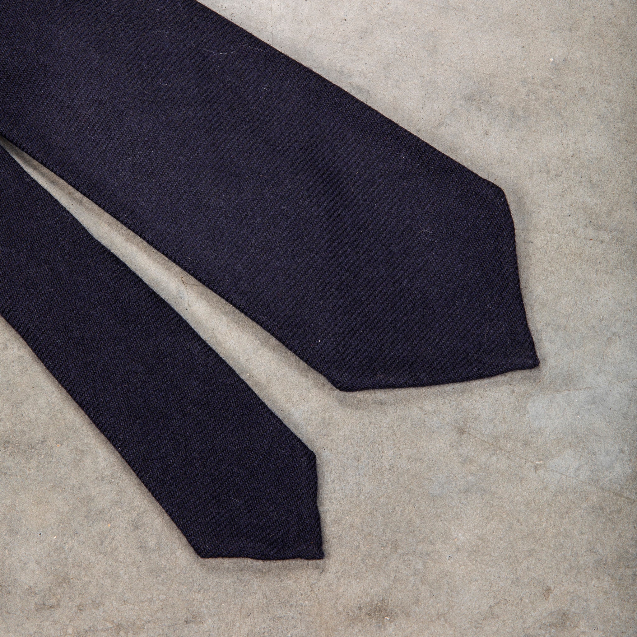 Finamore Cravatta &quot;Sette Pieghe&quot; Cordlane Blu Notte