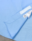 Finamore Gaeta Shirt Sergio Collar Alumo Poplin Avio Blue