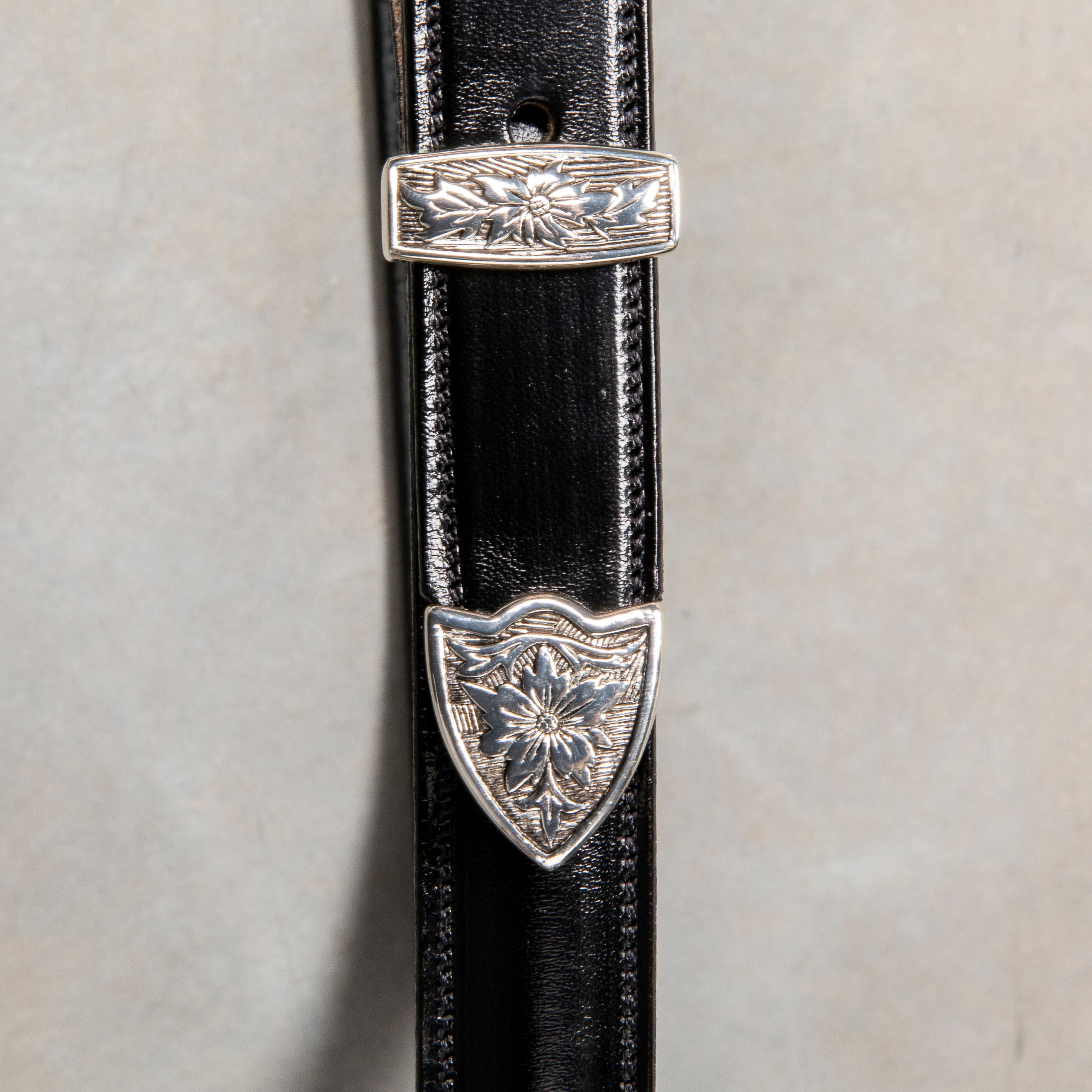 Tory Leather x Frans Boone Western Bridle Leather Belt 1″ Black