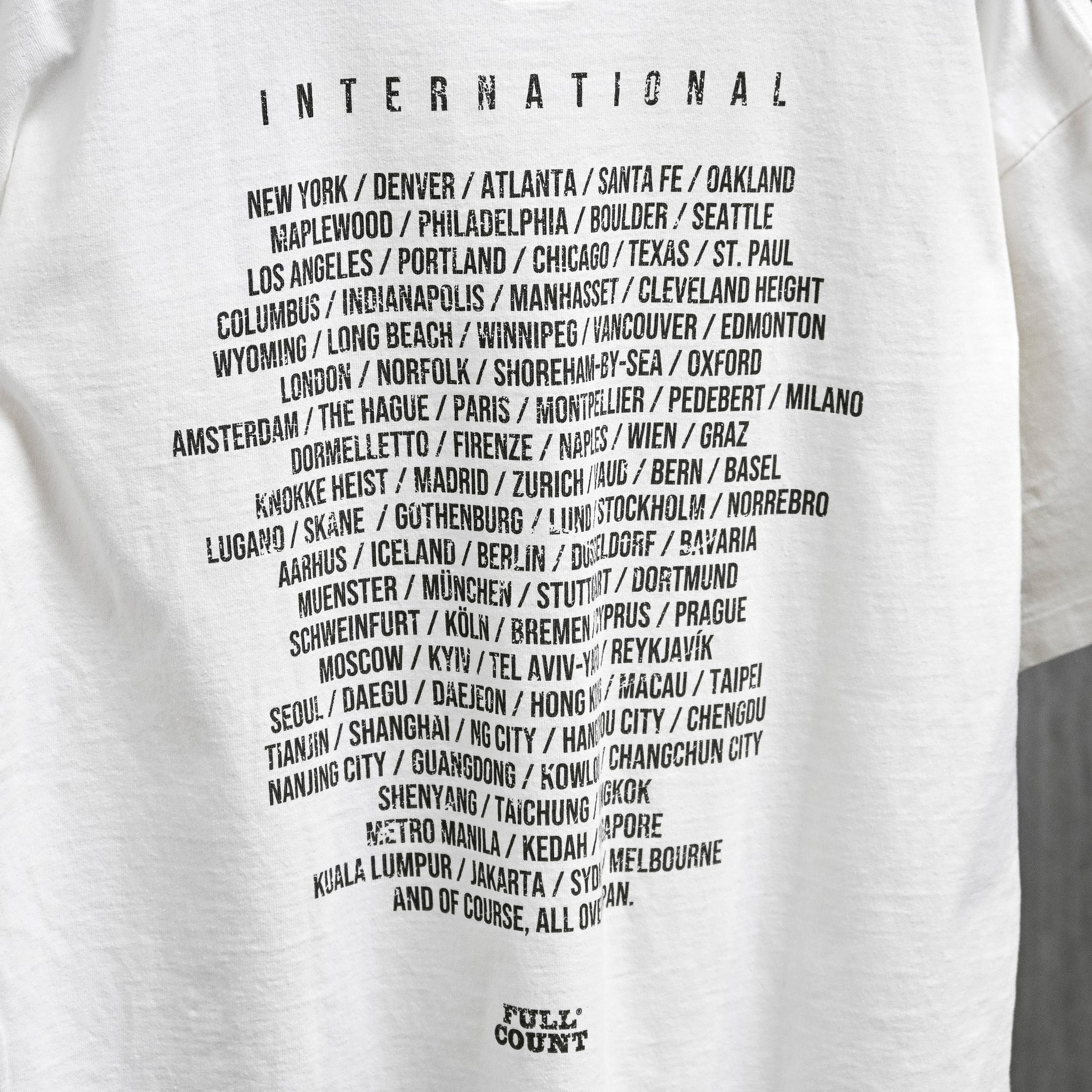 Fullcount 5504 "World Tour" T-Shirt White