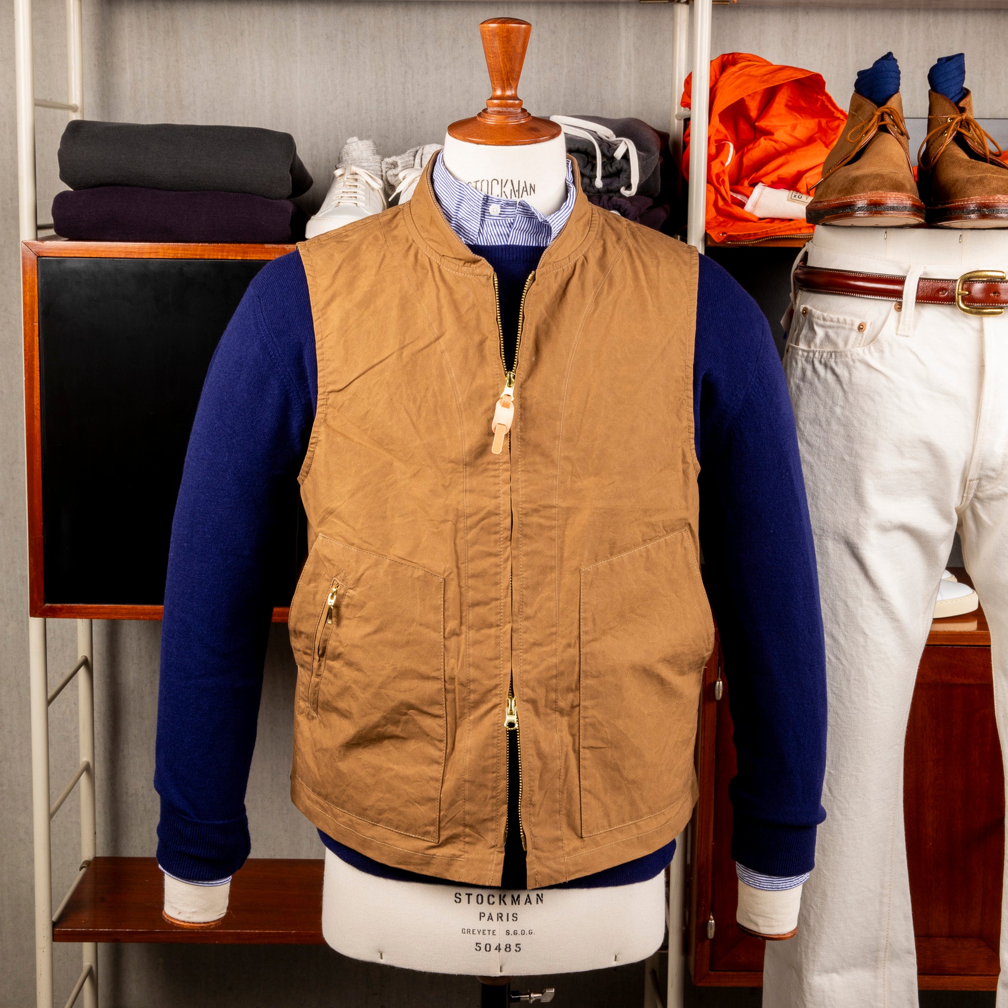 Manifattura Ceccarelli New Travel Vest Dark Tan – Frans Boone Store