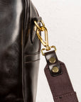 Croots Bridle Leather Traveller Dark Havana Bag