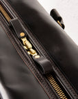 Croots Bridle Leather Traveller Dark Havana Bag