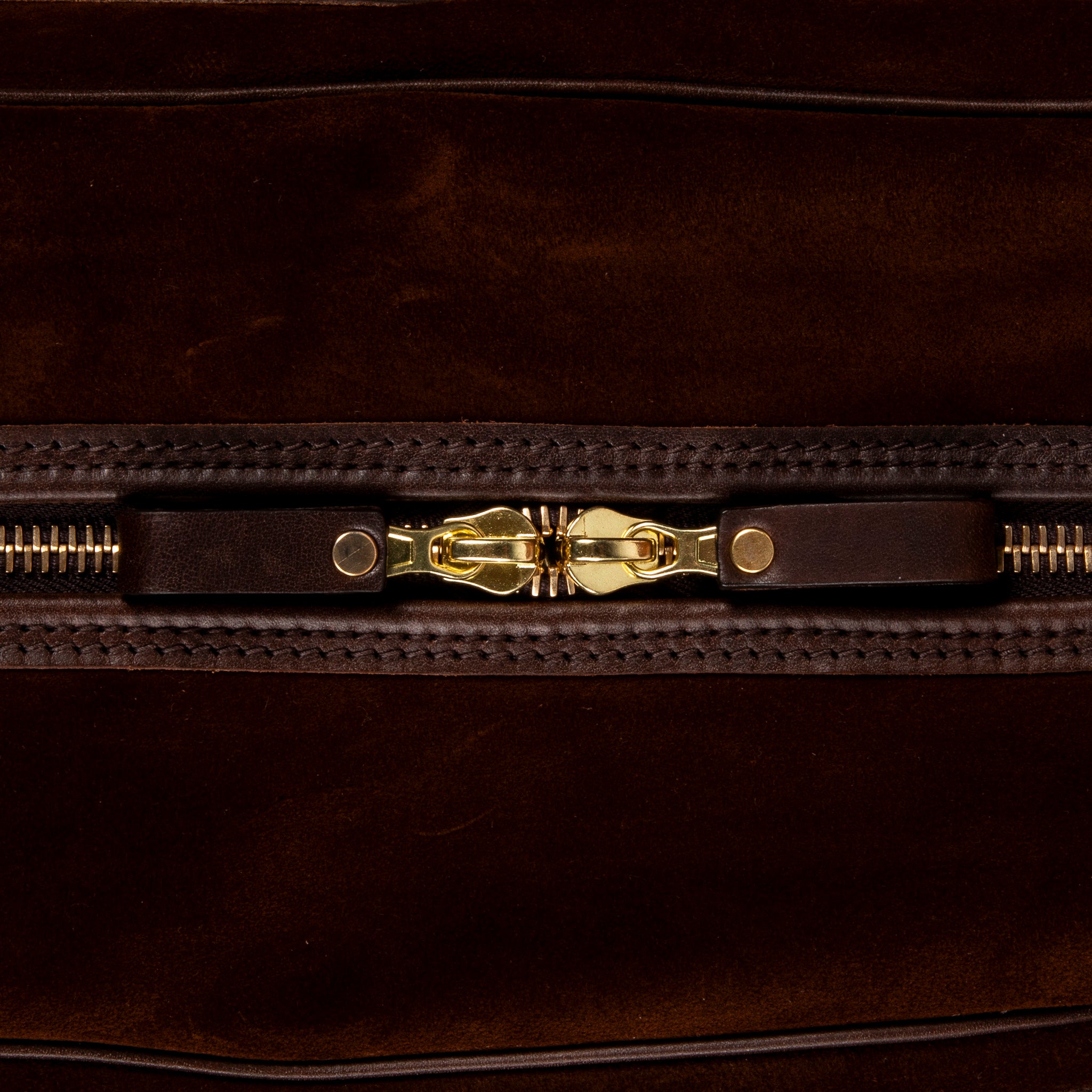 Croots Suede Traveller Bag Brown