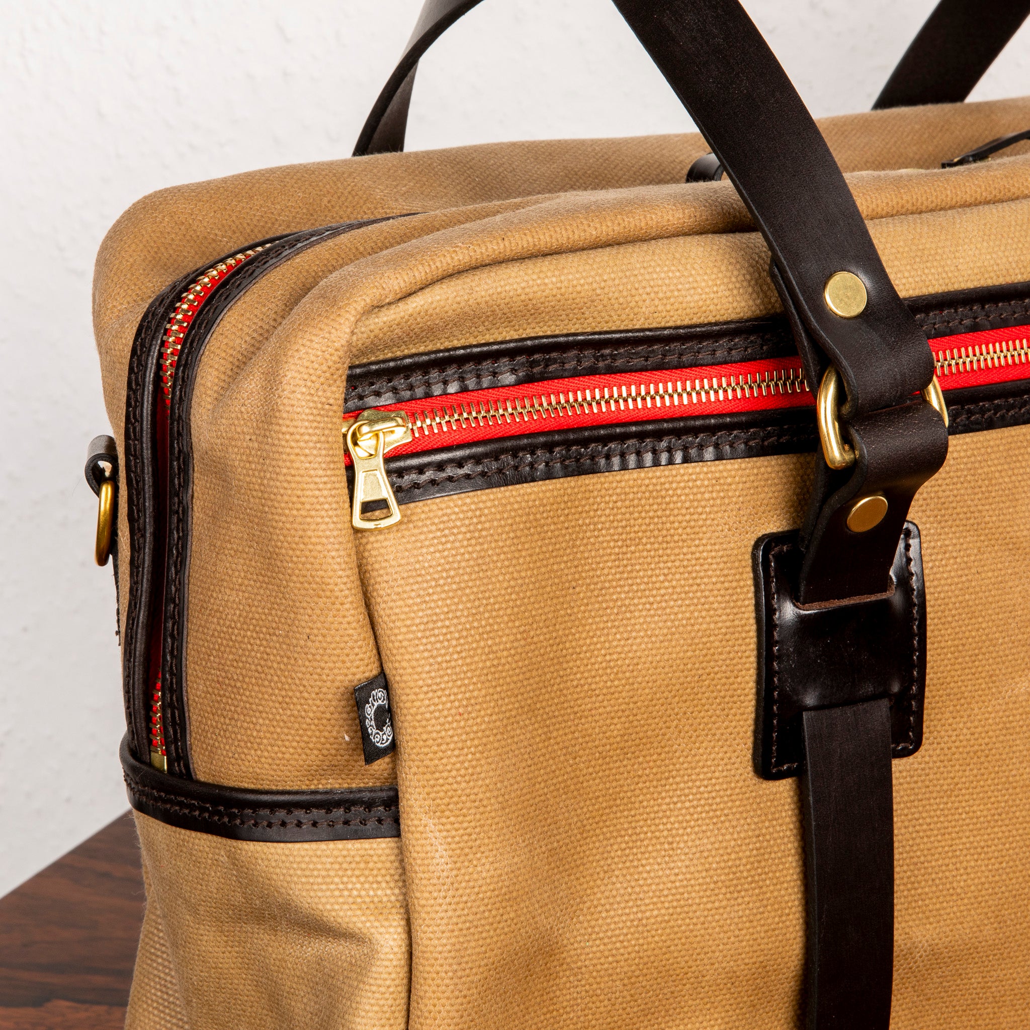 Croots Vintage Canvas Traveller bag Sand
