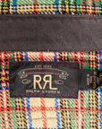 RRL Trek Shirt RL-819 Check Cream Green