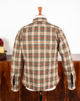 RRL Trek Shirt RL-819 Check Cream Green