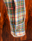 RRL Trek Shirt RL-819 Check Cream Green