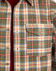 RRL Trek Shirt RL-819 Check Cream Green