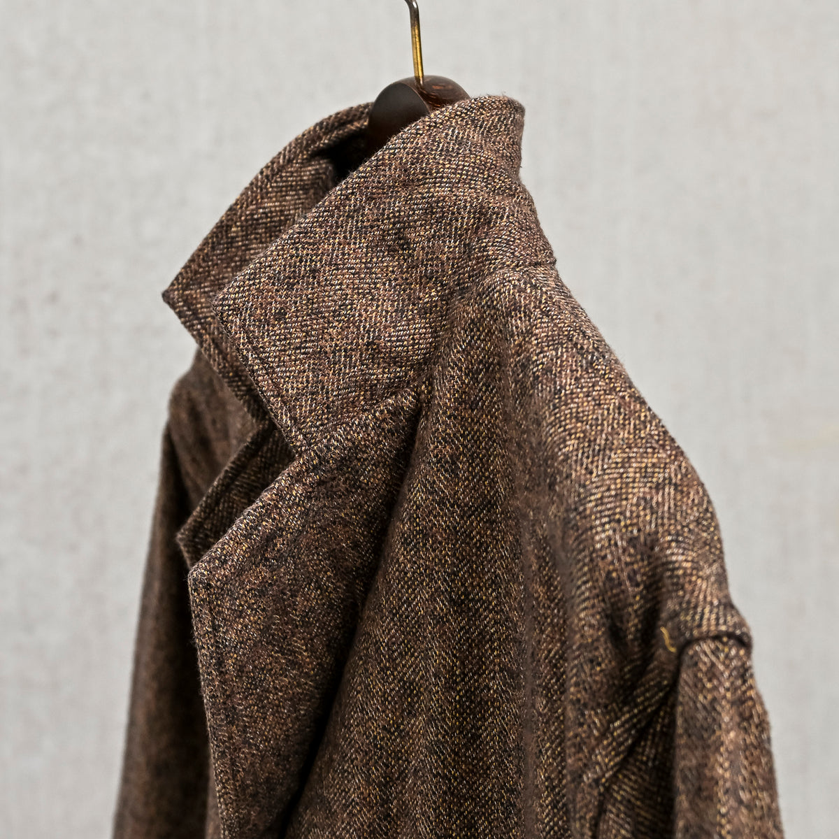 The Corona Utility CJ009 Sumit Hunter Jacket Tweedy Cotton Brown